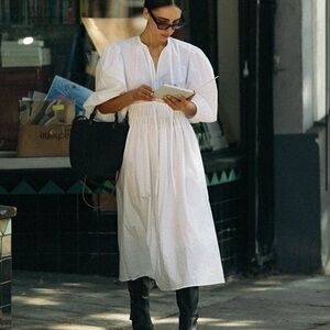Ciao Lucia | Dresses | Ciao Lucia Barbara Dress Ivory Size Xl Milkmaid  Satin Ivory Y2k 345 | Poshmark